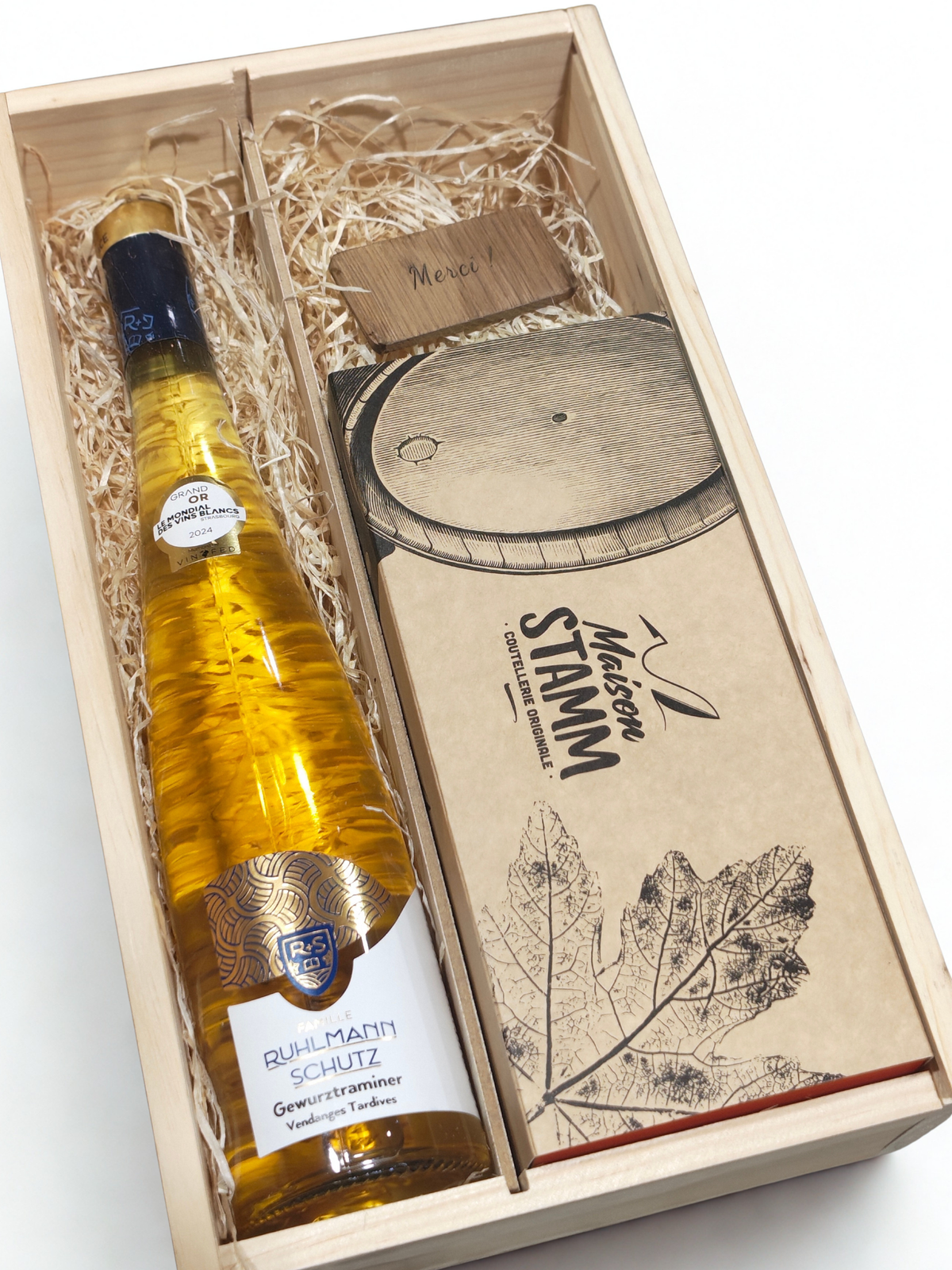 Couteau de sommelier double levier Maison Stamm, lame et vrille forgées à Thiers, édition Ruhlmann-Schutz