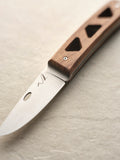 Couteau pliant artisanal en bois