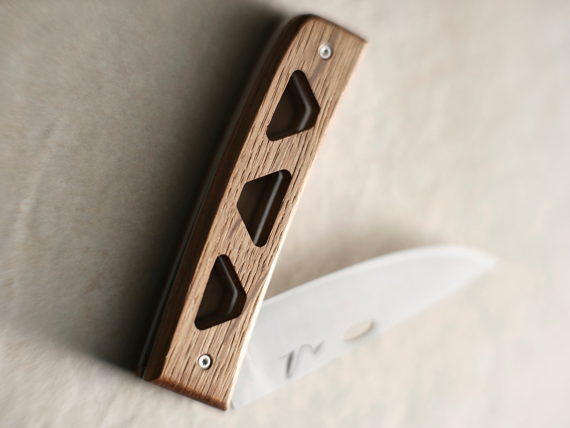 Couteau pliant artisanal en bois