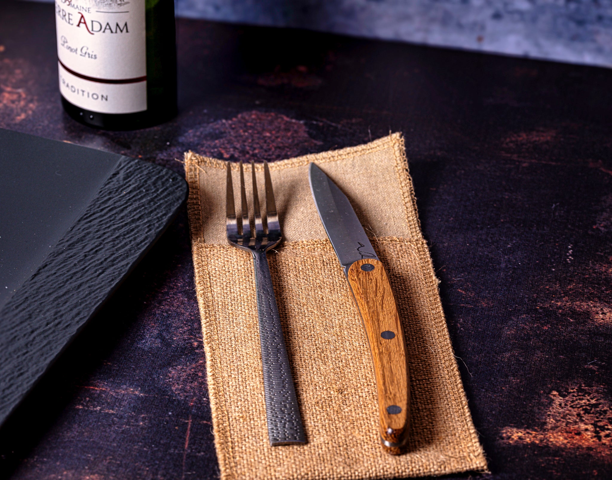 Couteau de table artisanal en bois